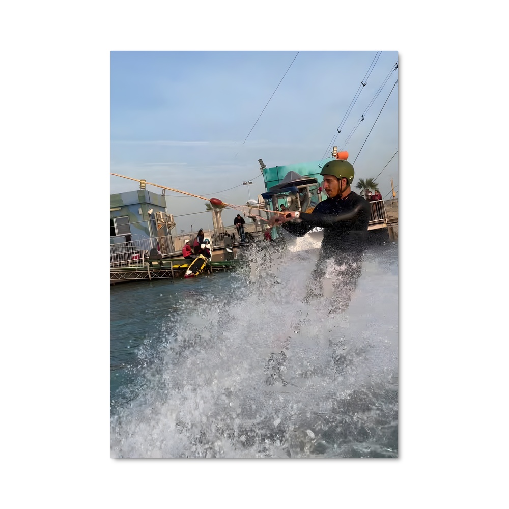 Poster Wakeboard Aventure